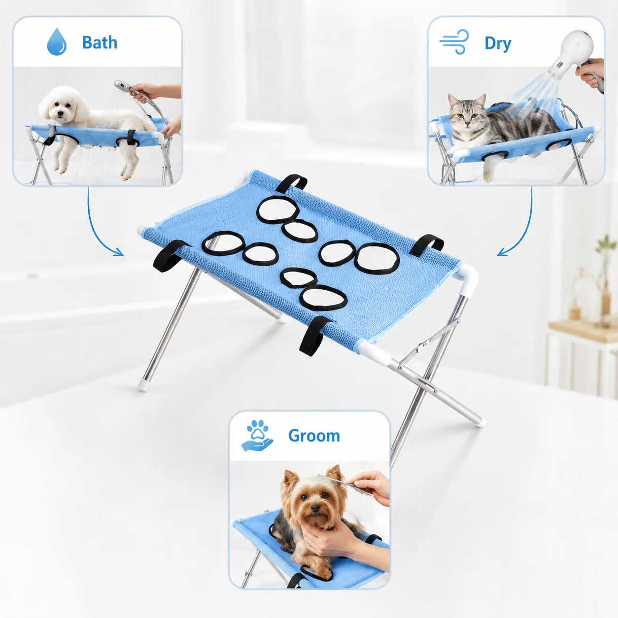 Lunori CareNest™ – Opvouwbare verzorgingshangmat voor kleine huisdieren